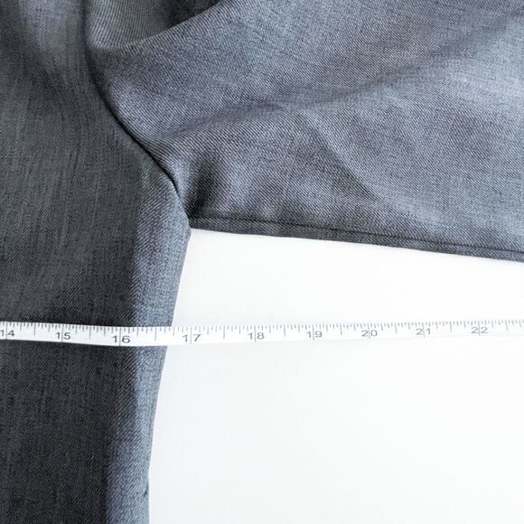 Pariscope Womens Maxi Collared Jacket Coat Long Sleeve Button Gray Size 3 - Picture 6 of 7